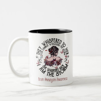Taza Bicolor Soy La Tormenta Concienciación Sobre El Aneuralism