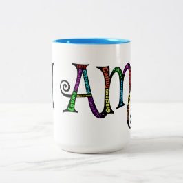 Taza Bicolor Soy lujoso con dos tonalidades