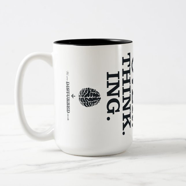 Taza Bicolor Soy Overthinking (Izquierda)