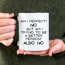 ¿Soy Perfecto? No, Gracioso Mínimo Escrito A Mano