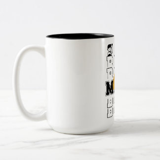 Taza Bicolor "Soy poder" Relámpago Bolt Mug