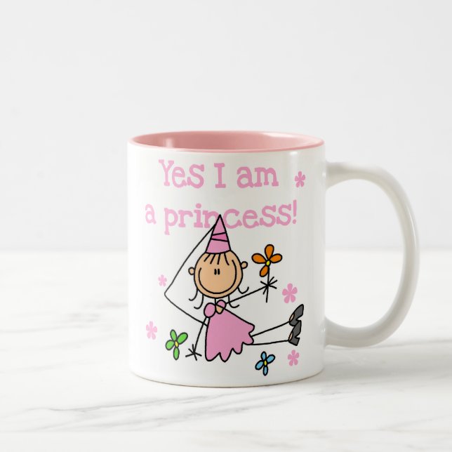 Taza Bicolor Soy sí princesa (Derecha)