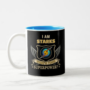 Taza Bicolor Soy STARKS ¿Cuál es tu superpoder