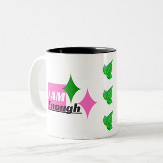 Taza Bicolor Soy suficiente Ivy Mug de dos tonos