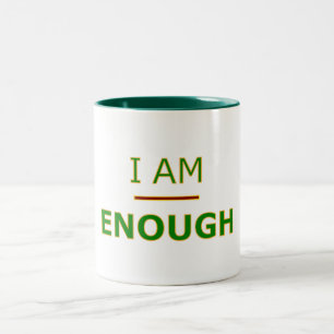 Taza Bicolor Soy suficiente - Mug
