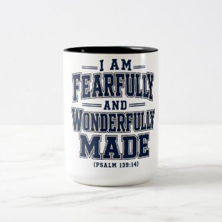 Taza Bicolor Soy Temerosa y Maravillosamente Hecho
