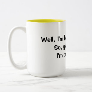 Taza Bicolor Soy tenencia ocupada bonita esta taza….