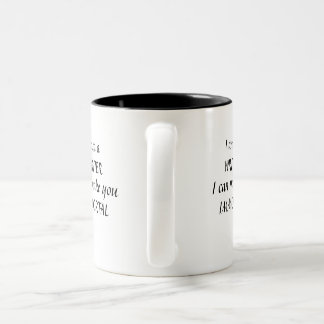 Taza Bicolor Soy un ESCRITOR y puedo hacerte INMORTAL