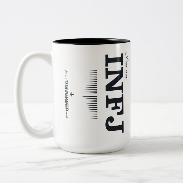 Taza Bicolor Soy Un INFJ (Izquierda)