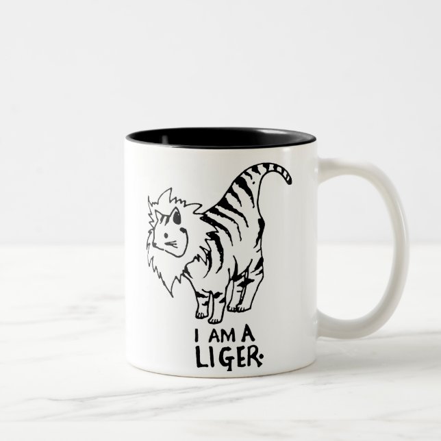 Taza Bicolor Soy un Liger (Derecha)