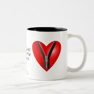 Taza Bicolor Soy un miembro auténtico del club de la cremaller