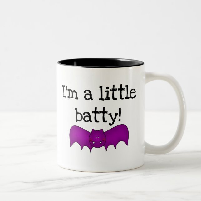 Taza Bicolor Soy un pequeño Batty (Derecha)