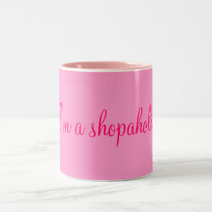 Taza Bicolor ¡Soy un shopaholic!