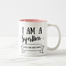 Taza Bicolor Soy un Supermom