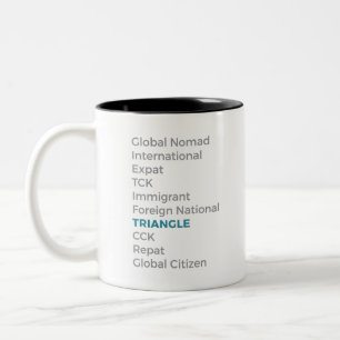 Taza Bicolor Soy… un triángulo (derecho)