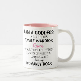 Taza Bicolor Soy una diosa