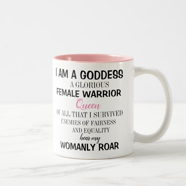 Taza Bicolor Soy una diosa (Derecha)