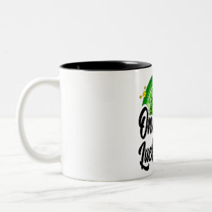 Taza Bicolor Soy una enfermera afortunada Shamrock Top Hat St P