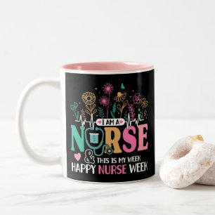 Taza Bicolor Soy Una Enfermera Y Esta Es Mi Semana Feliz Semana