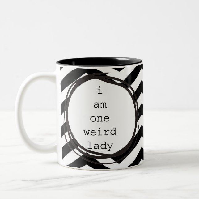 Taza Bicolor Soy una señora extraña (Izquierda)