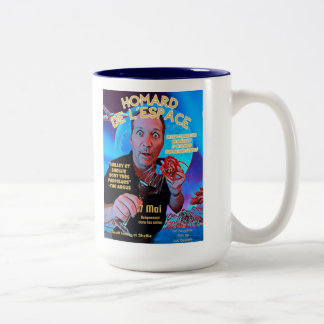 Taza Bicolor Space Lobster Poster Mug
