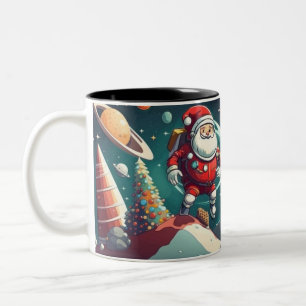 Taza Bicolor Spaceman santa fun