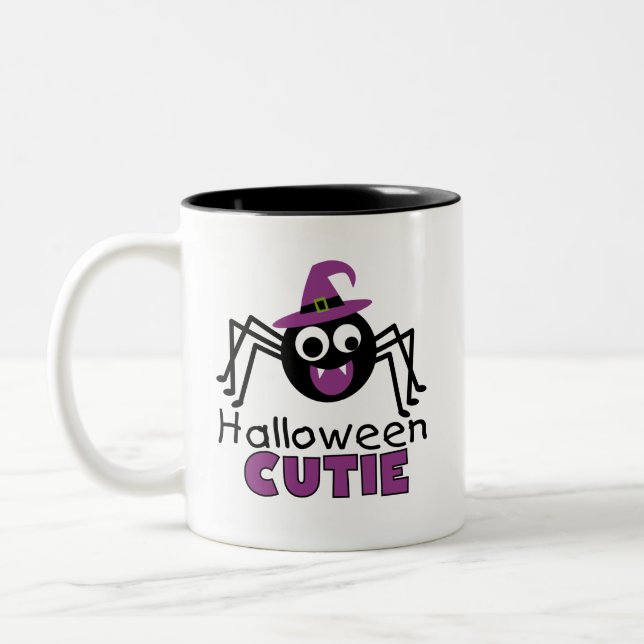 Taza Bicolor Spider Halloween Cutie (Izquierda)