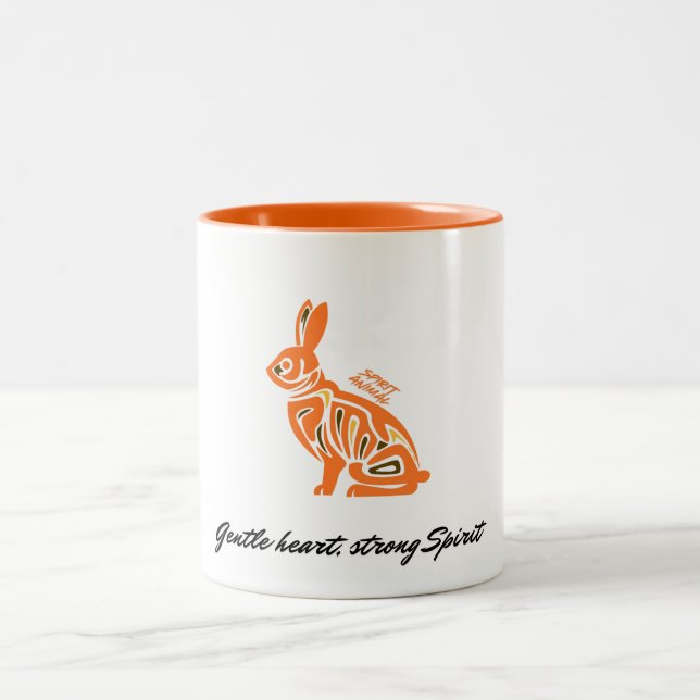 Taza Bicolor Spirit Animal Hase (Centro)
