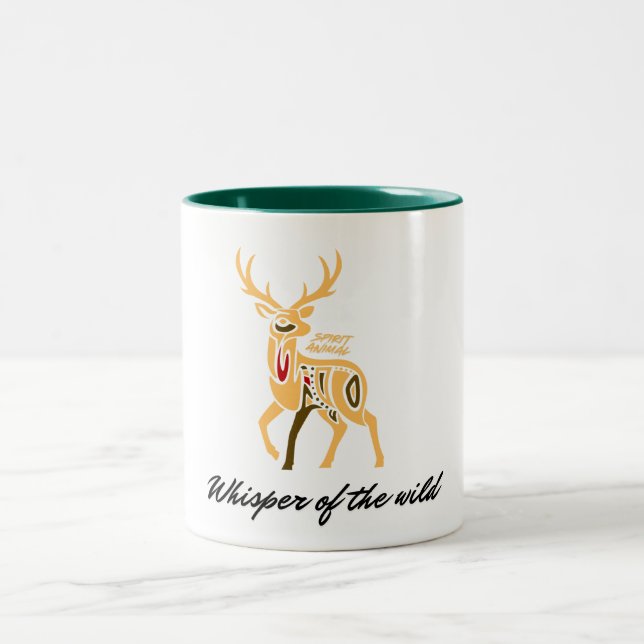Taza Bicolor Spirit Animal Hirsch (Centro)