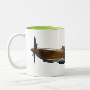 Taza Bicolor Spitfire de la batalla de Inglaterra