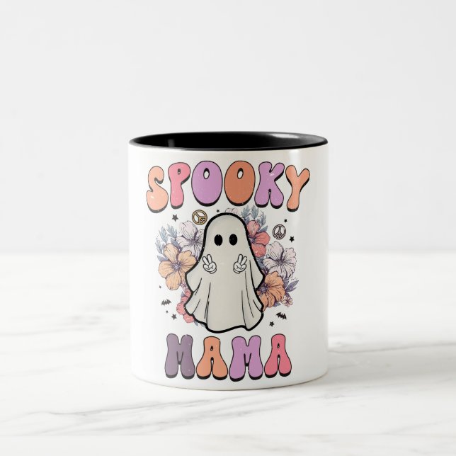 Taza Bicolor Spooky Mama (Centro)