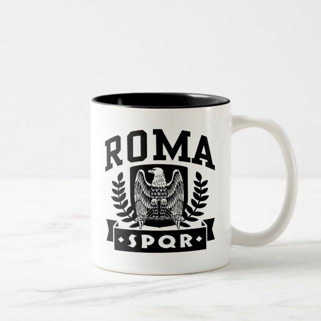 Taza Bicolor SPQR romaní (Derecha)