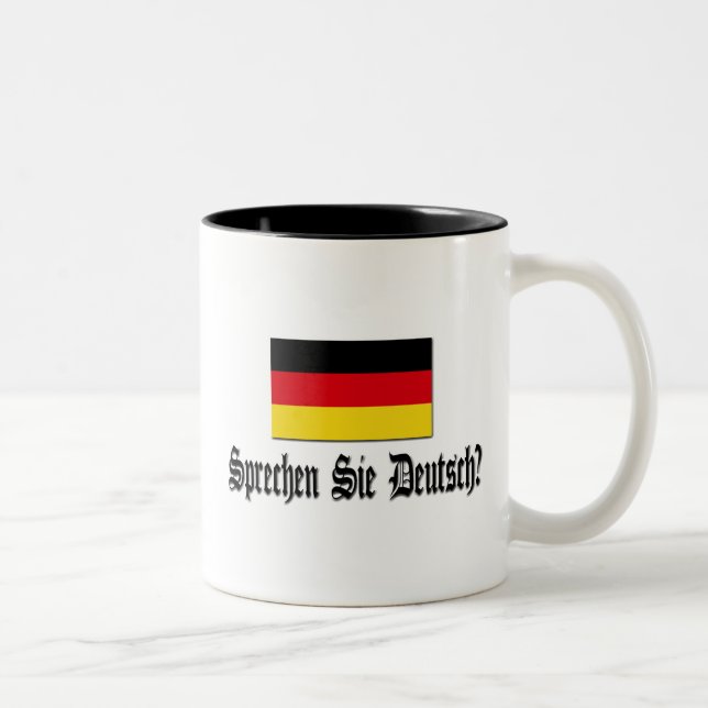 Taza Bicolor ¿Sprechen Sie Deutsch? (Derecha)