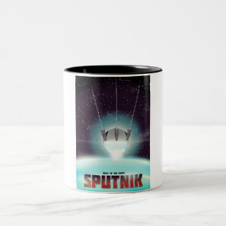 Taza Bicolor Sputnik "carrera a las estrellas"