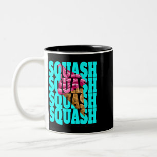 Taza Bicolor Squash diciendo que entrenador de squash por el mo