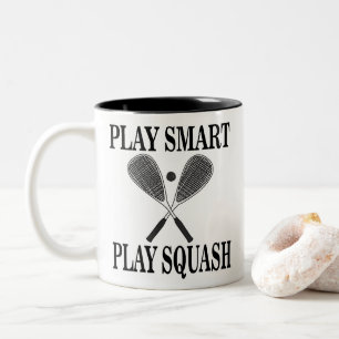 Taza Bicolor Squash Sports Player