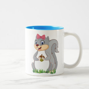 Taza Bicolor Squirrel Mug