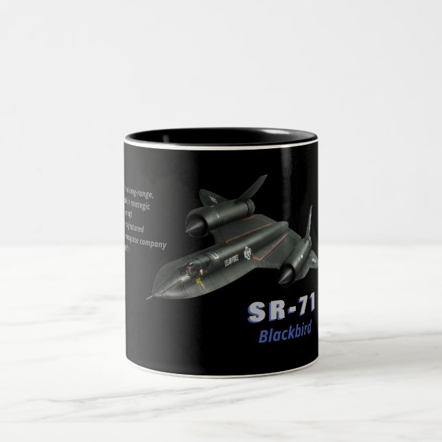 Taza Bicolor SR-71 "Blackbird" (Centro)