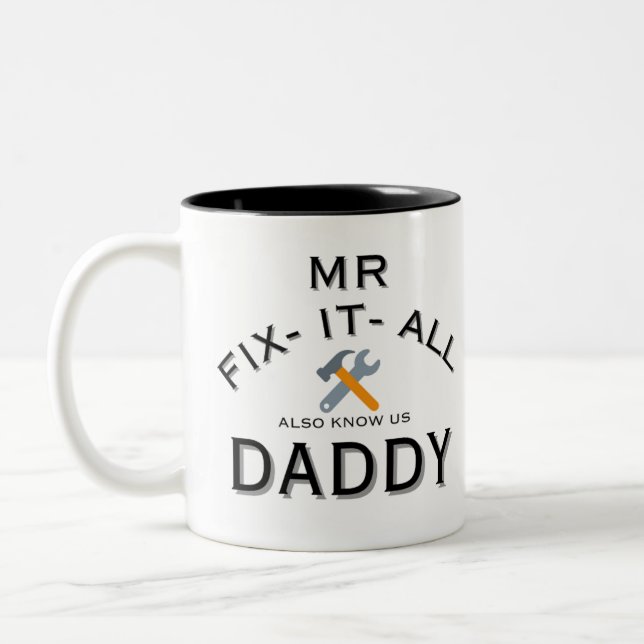TAZA BICOLOR SR. FIXIT ALL DADDY (Izquierda)