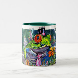 Taza Bicolor Sr. Frog Mug
