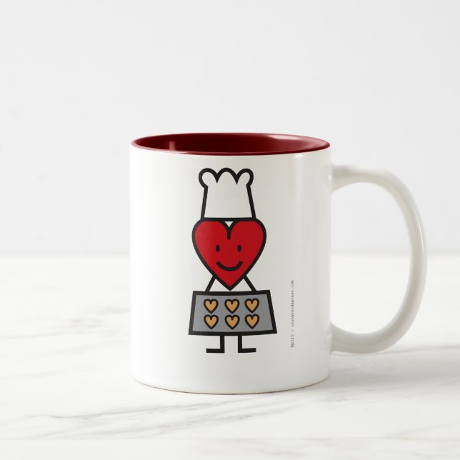 Taza Bicolor Sr. Heart Mug (Derecha)