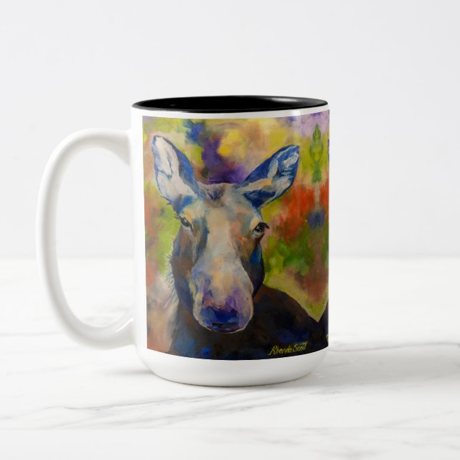 Taza Bicolor Sr. Moosey Moose (Izquierda)