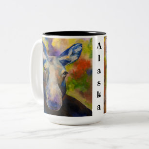 Taza Bicolor Sr. Moosey Moose Coffee Mug_ALASKA