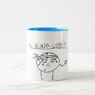 Taza Bicolor Sr. Ninja Cookie