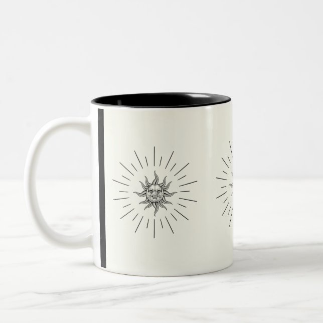 Taza Bicolor Sr. Sun Coffee Mug (Izquierda)