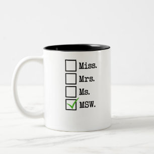 Taza Bicolor Srta. Ms. MSW