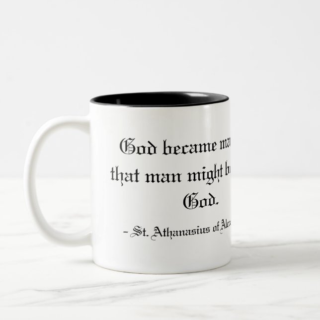 Taza Bicolor - St. Athanasius de Alexandría (Izquierda)