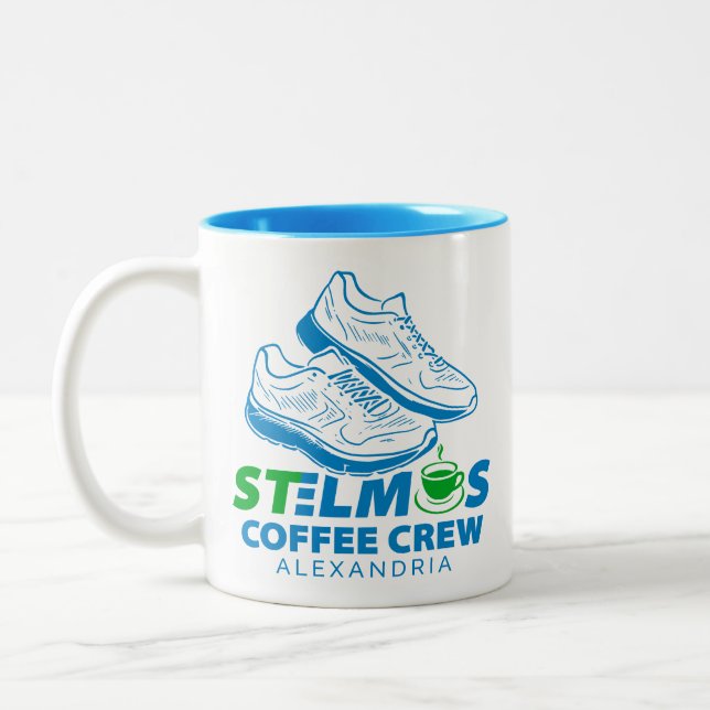 Taza Bicolor St. Elmo's Coffee Crew (Izquierda)