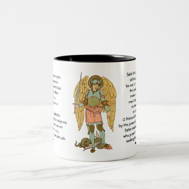 Taza Bicolor St. Michael el Archangel (RLS 12) (Centro)