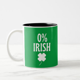 Taza Bicolor St Patrick's Day 0% Irish